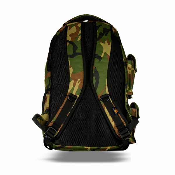 MOCHILA TERRA SUNDALAND CAMO VERDE14 LITROS CON IMPERMEABLE INCLUÍDO