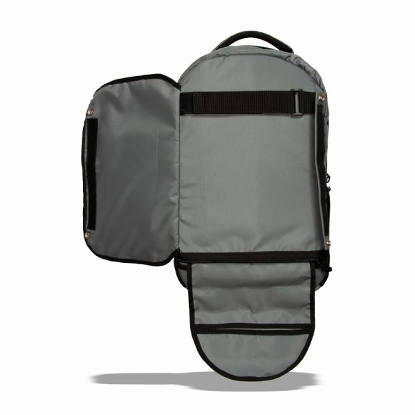 MOCHILA TERRA LEMURIA GRIS 17 LITROS CON IMPERMEABLE INCLUÍDO