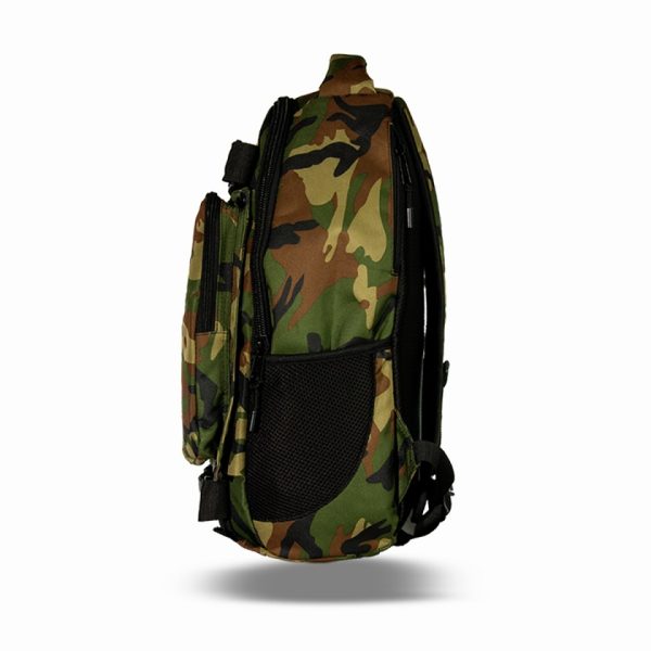 MOCHILA TERRA SUNDALAND CAMO VERDE14 LITROS CON IMPERMEABLE INCLUÍDO