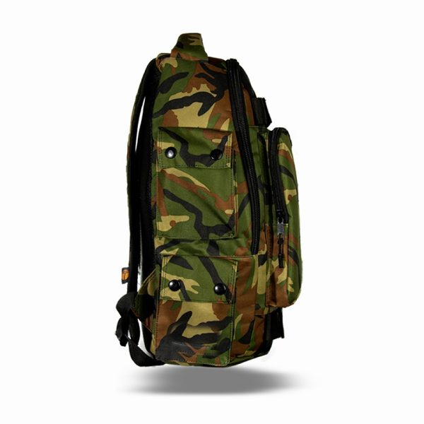 MOCHILA TERRA SUNDALAND CAMO VERDE14 LITROS CON IMPERMEABLE INCLUÍDO