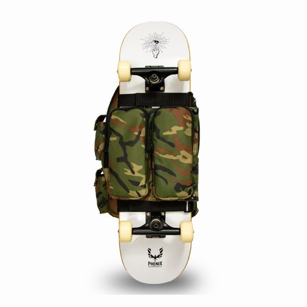 MOCHILA TERRA SUNDALAND CAMO VERDE14 LITROS CON IMPERMEABLE INCLUÍDO