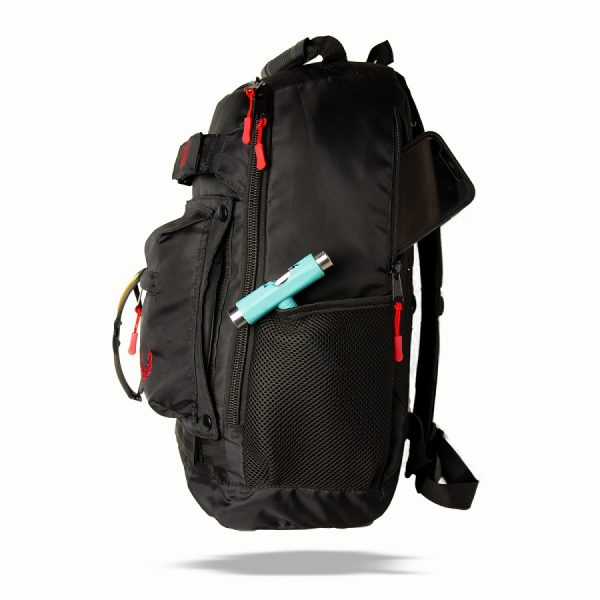 mochila negra3 MOCHILA PHENIX 18 LITROS CON IMPERMEABLE INCLUÍDO