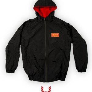 CHAMARRA TÉRMICA PHENIX NEGRO/ROJO CON HOODIE