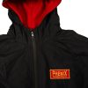 CHAMARRA TÉRMICA PHENIX NEGRO/ROJO CON HOODIE