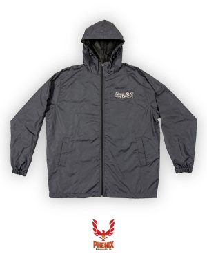 ROMPEVIENTOS PHENIX GRIS CON HOODIE