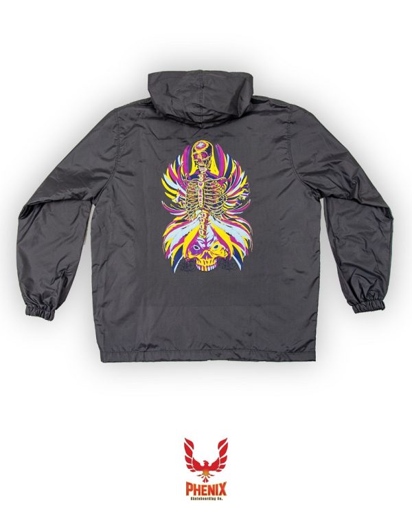 ROMPEVIENTOS PHENIX GRIS CON HOODIE