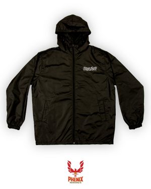 ROMPEVIENTOS PHENIX NEGRO CON HOODIE