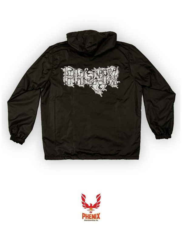 ROMPEVIENTOS PHENIX NEGRO CON HOODIE