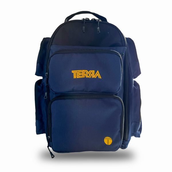 MOCHILA TERRA HIPERBÓREA AZUL 23 LITROS CON IMPERMEABLE INCLUÍDO