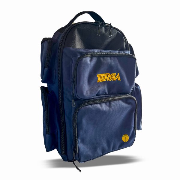 MOCHILA TERRA HIPERBÓREA AZUL 23 LITROS CON IMPERMEABLE INCLUÍDO