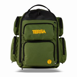 MOCHILA TERRA HIPERBÓREA VERDE 23 LITROS CON IMPERMEABLE INCLUÍDO