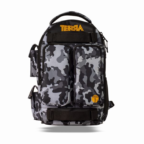 sundaland camo invierno1 MOCHILA TERRA SUNDALAND CAMO GRIS 14 LITROS CON IMPERMEABLE INCLUÍDO