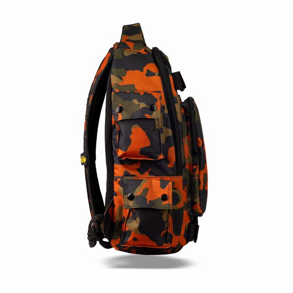 sundaland camo otoño2 MOCHILA TERRA SUNDALAND CAMO NARANJA 14 LITROS CON IMPERMEABLE INCLUÍDO (copia)